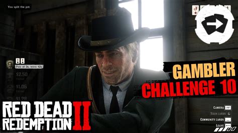 Red Dead Redemption 2 Easiest way to get gambler 9 challenge .